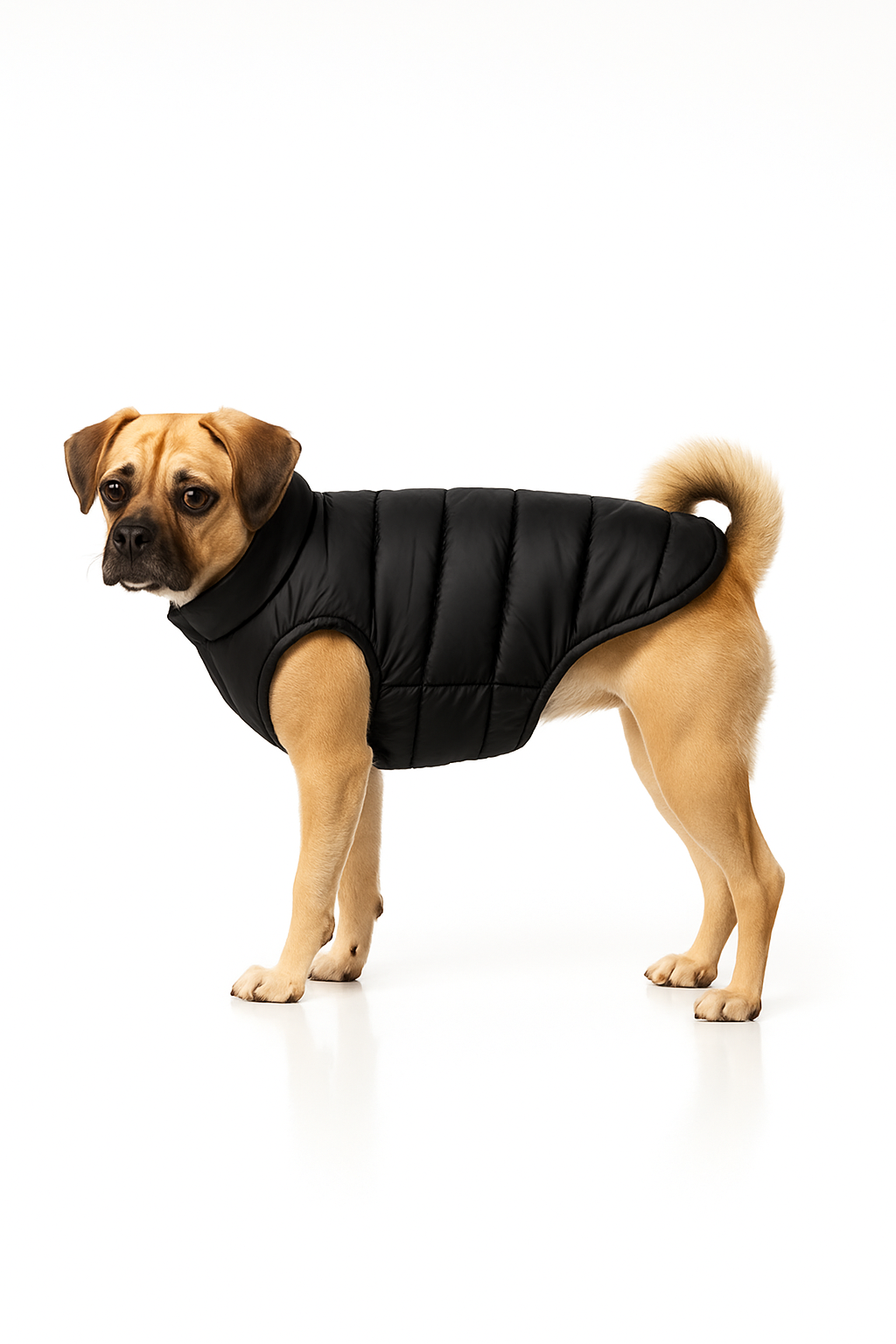 Canada Pooch – Steppweste in Blau, Schwarz und Rosa