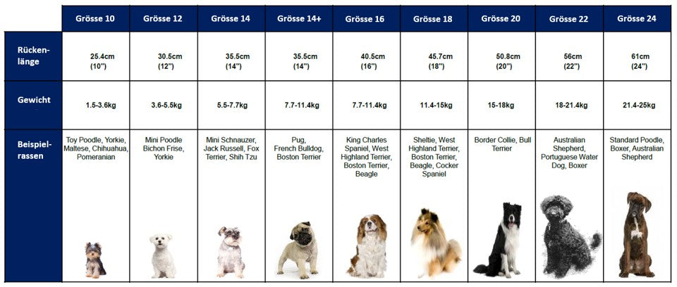 Canada Pooch – Steppweste in Blau, Schwarz und Rosa