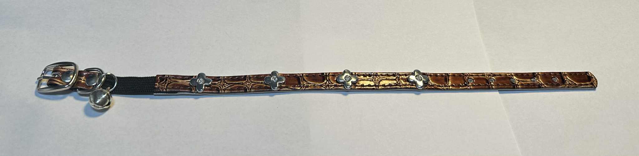 Braunes Katzenhalsband