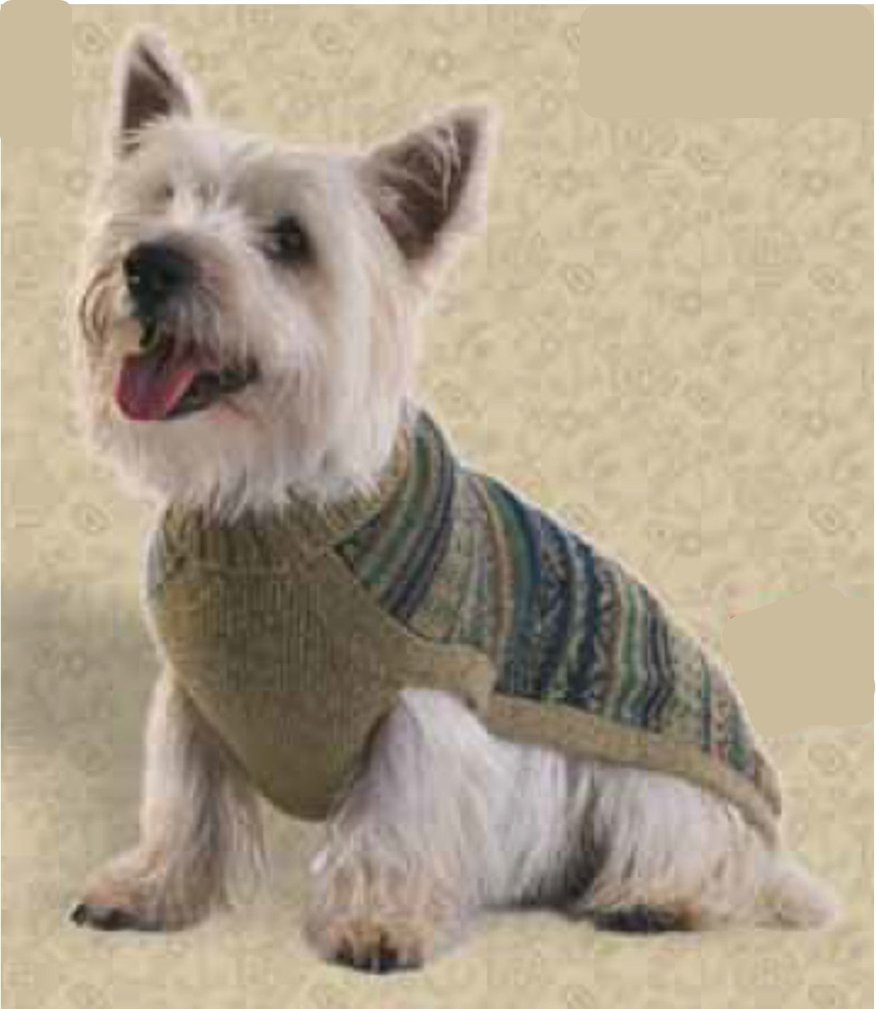 Ethnic Green Pullover aus Baby-Alpakawolle