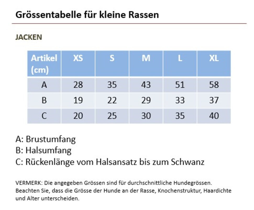 Gooby Bomberjacke für kleine Hunde