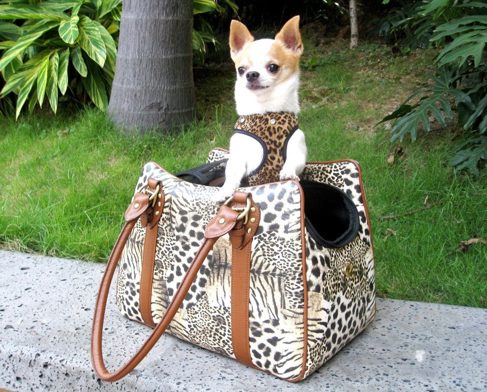 Backbone Hundetasche „Leopard“
