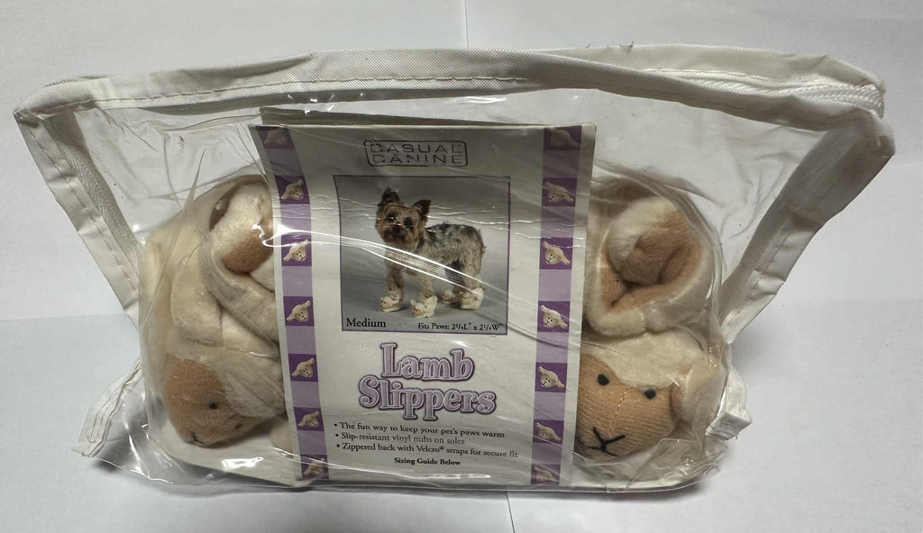 Lamm-Hausschuhe für Hunde