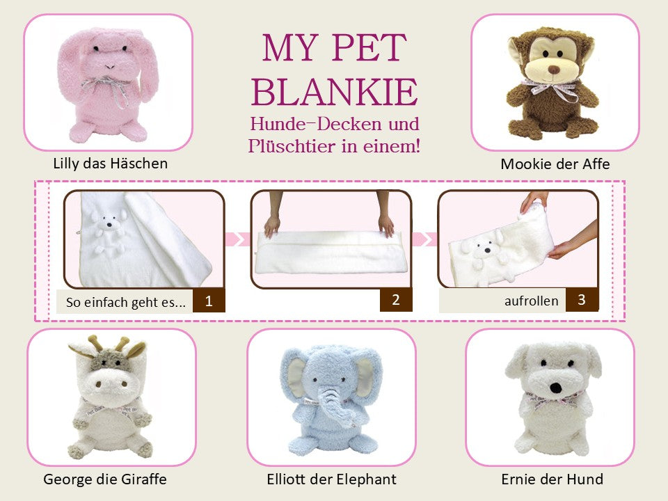 My Pet Blankie – verschiedene Tiermotive