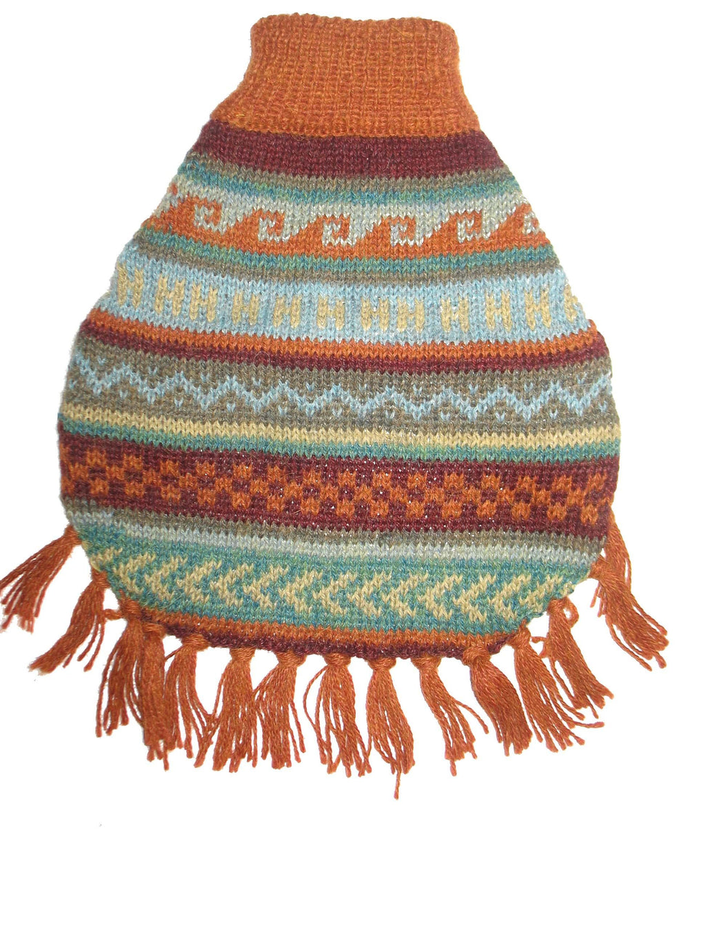 Winter Magic Poncho aus Baby-Alpakawolle