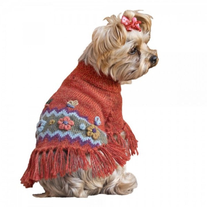 Royal Dog Poncho aus Baby-Alpakawolle