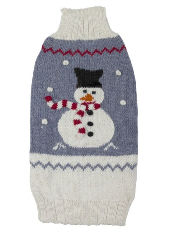 Snowman Pullover aus Baby-Alpakawolle